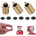 SquEqu 3 Pack Gas Refill Adapter Blastocyst Tips Inflation Valve Nozzle Connector for Thermacell Cartridge Refilling Butane Cylinder Gas Tank Canister Bottle Stove Outdoor Camping Hiking Burner