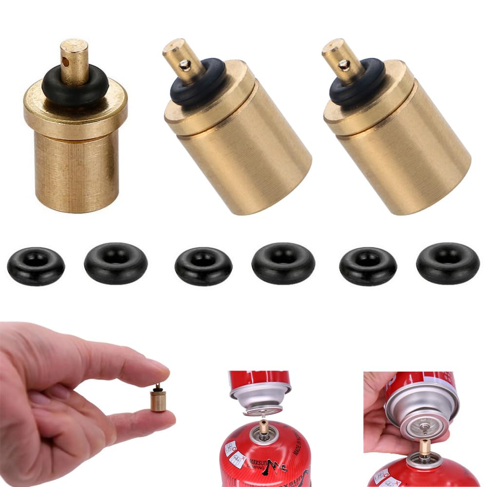 Photo 1 of SquEqu 3 Pack Gas Refill Adapter Blastocyst Tips Inflation Valve Nozzle Connector for Thermacell Cartridge Refilling Butane Cylinder Gas Tank Canister Bottle Stove Outdoor Camping Hiking Burner