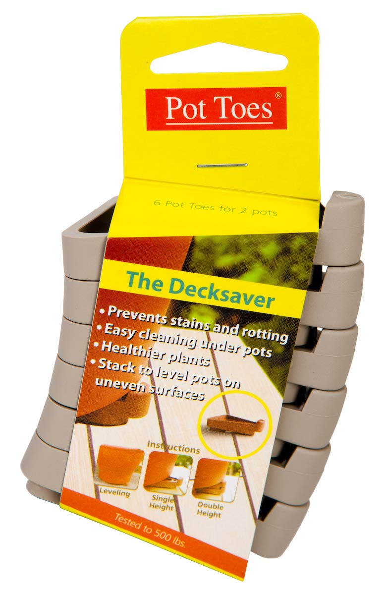 Plant Stand PT06LGCS 6Pack Light Grey Pot Toes Amazon.ca Patio