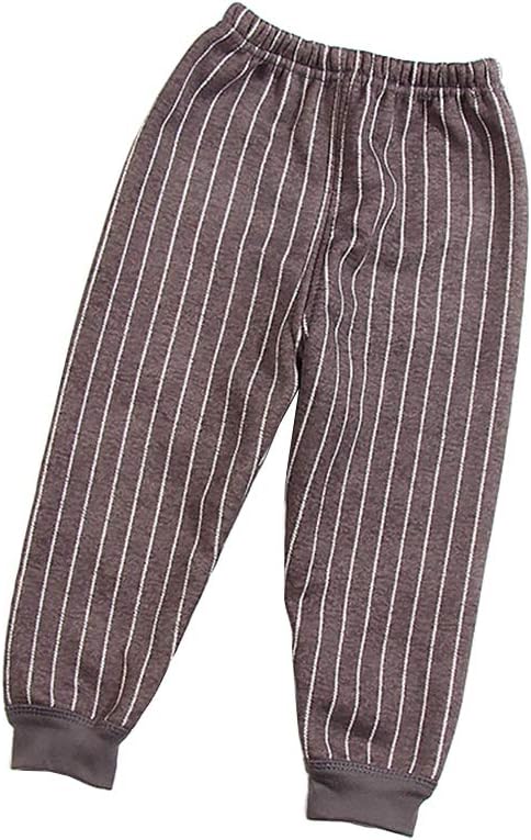 HZYBABY Infant Baby Girl Boy Winter Warm High Waist Sweatpants Toddler Cotton Active Elastic Pants Fleece Lined Leggings