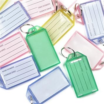 Etiquettes Et Billets Fournitures De Bureau Sungpunet 40 Pcs Plastique Code Etiquettes Porte Cles Avec Etiquette Assortiment De Couleurs Fournitures De Bureau Staiindojkt Ac Id