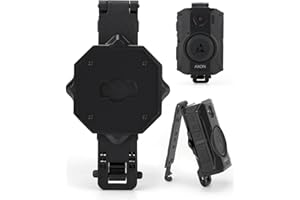 Molle Camera Mount Compatible with Axon Taser Body Camera 2/3/4 - Lightweight Aluminum Molle Holder for Tactical Vest & Unifo
