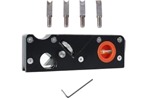 HOZOE Chamfer Plane for Wood,Woodworking Hand Planer for Quick Edge Planing and radian Corner Plane Trimming,Four siaeTypes of Cutter Heads,Woodworking Tools for Professional Woodworkers and Beginners