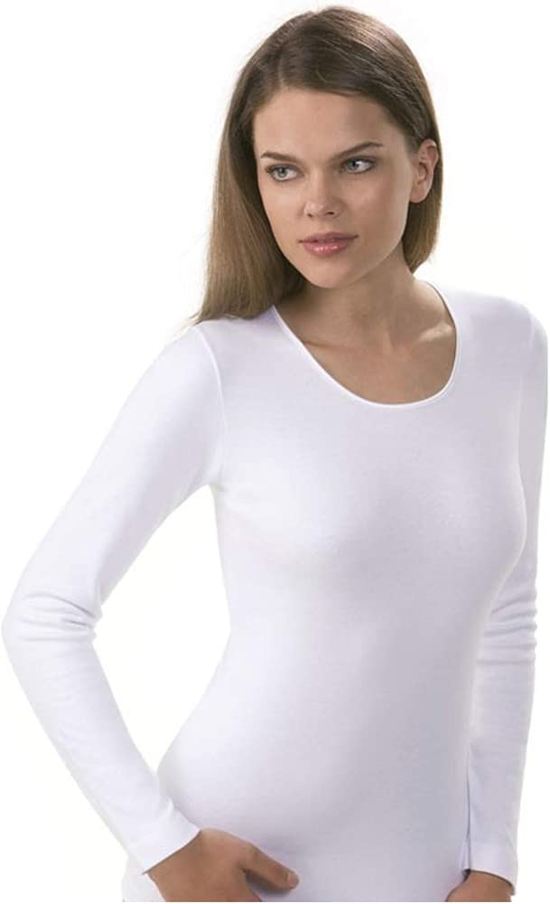 camiseta interior algodon mujer
