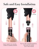 BESTOPE PRO 6-in-1 Hair Curler Set Ceramic Wand 210/180C Dual Voltage view 8