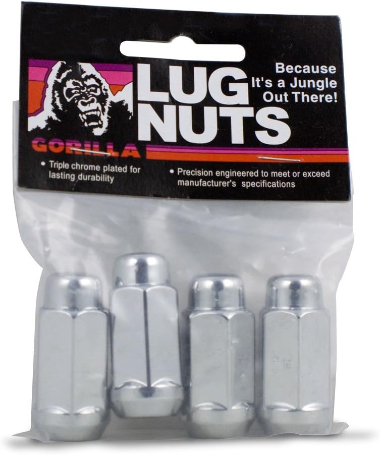 Gorilla Automotive 91187XLB Extra Long Acorn Lug Nuts (1/2" Thread Size): Automotive