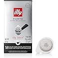 illy E.S.E. Coffee - Single-Serve Coffee Capsules & Pods – Coffee Pods - Forte Extra Dark Roast - Notes Of Dark Chocolate - For E.S.E Coffee Machines - Extraordinary Aroma & Body – 18 Count