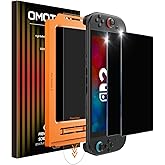 OMOTON Auto-Alignment Privacy Screen Protector for Nintendo Switch 2 2025 7.9”, Anti Spy Private Tempered Glass, Dust-free Installation Tool, Bubble Free, Anti-Glare, Touch Sensitive, 2 Pack