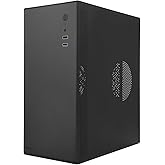 Iesooy Micro ATX Case, MATX Case Mini PC ITX Desktop Computer Case Support Micro ATX/ITX Mini PC case with USB3.0, Support 3.5'' HDD