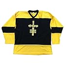 Ozzy Osbourne Ozzman Cometh Black Yellow Hockey Jersey Shirt (XL)
