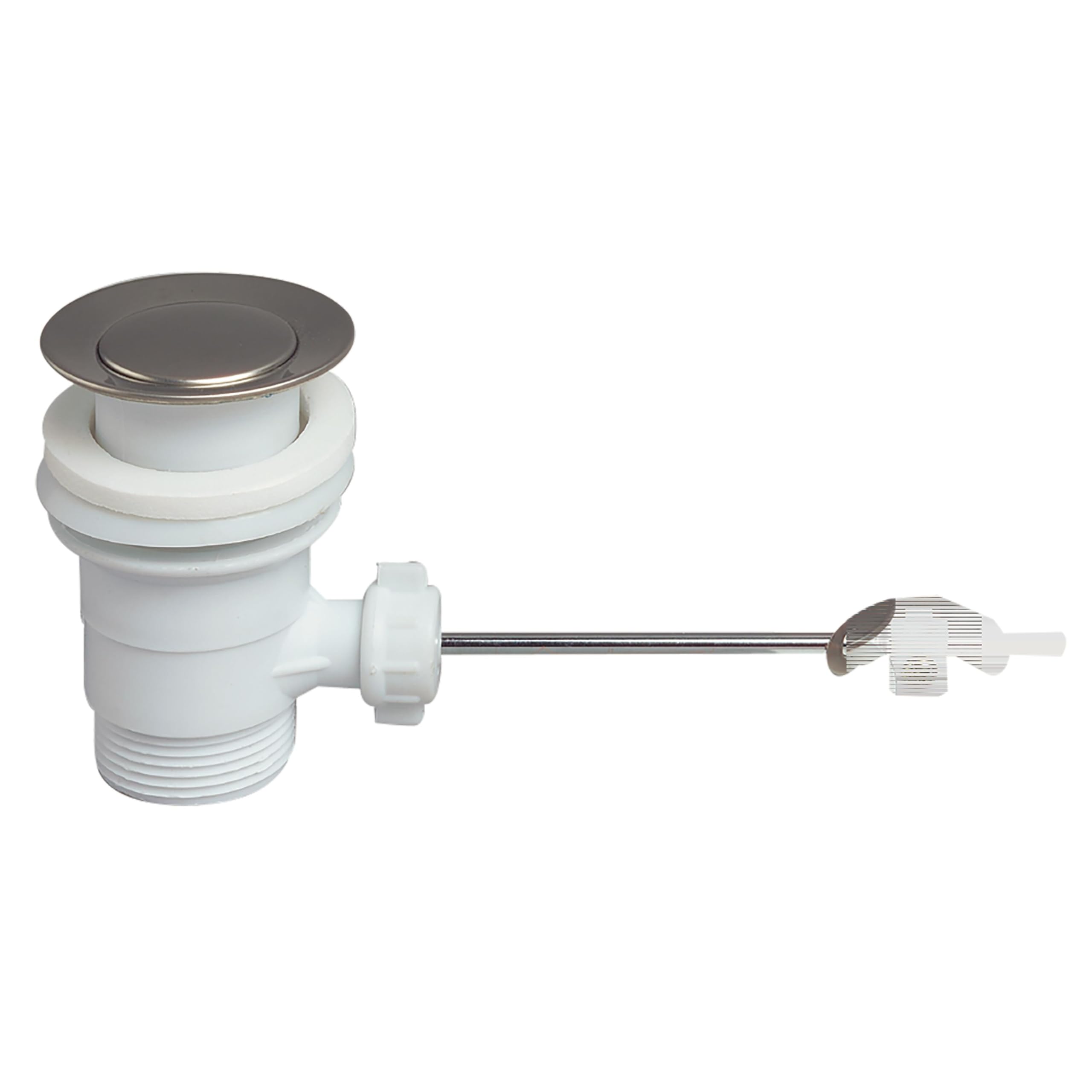 Wirquin 30718877 Washing Machine Unit, SS with Pull, Plastic, White