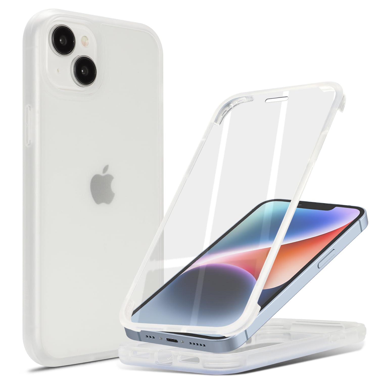 CoozCase for iPhone 14 Case with Built-in Screen