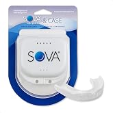 SOVA 3D Night Guard with Case - Pre-Formed, Easy-to-Fit Protection for Teeth Grinding, Clenching - Jaw Pain, Bruxism, TMJ Relief - Taste Free - Remoldable Up to 20 Times - Non Toxic