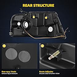 DWVO Headlights Assembly Compatible with 2004 2005