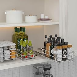 OCG Pull Out Spice Rack Organizer（4.9" W x