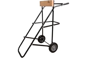 LEADALLWAY Outboard Boat Motor Stand Carrier Cart Dolly Storage Pro Heavy Duty Multi Purposed Engine Stand