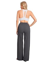 Talovee Yoga Pants Women Wide Leg Pants High Waist