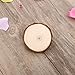 OULII Wood Slices Tree Log Discs Rustic Wedding Christmas Ornaments, 7-9CM, 10pcs