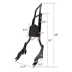 Mofun 28" Height Detachable Sissy Bar Passenger