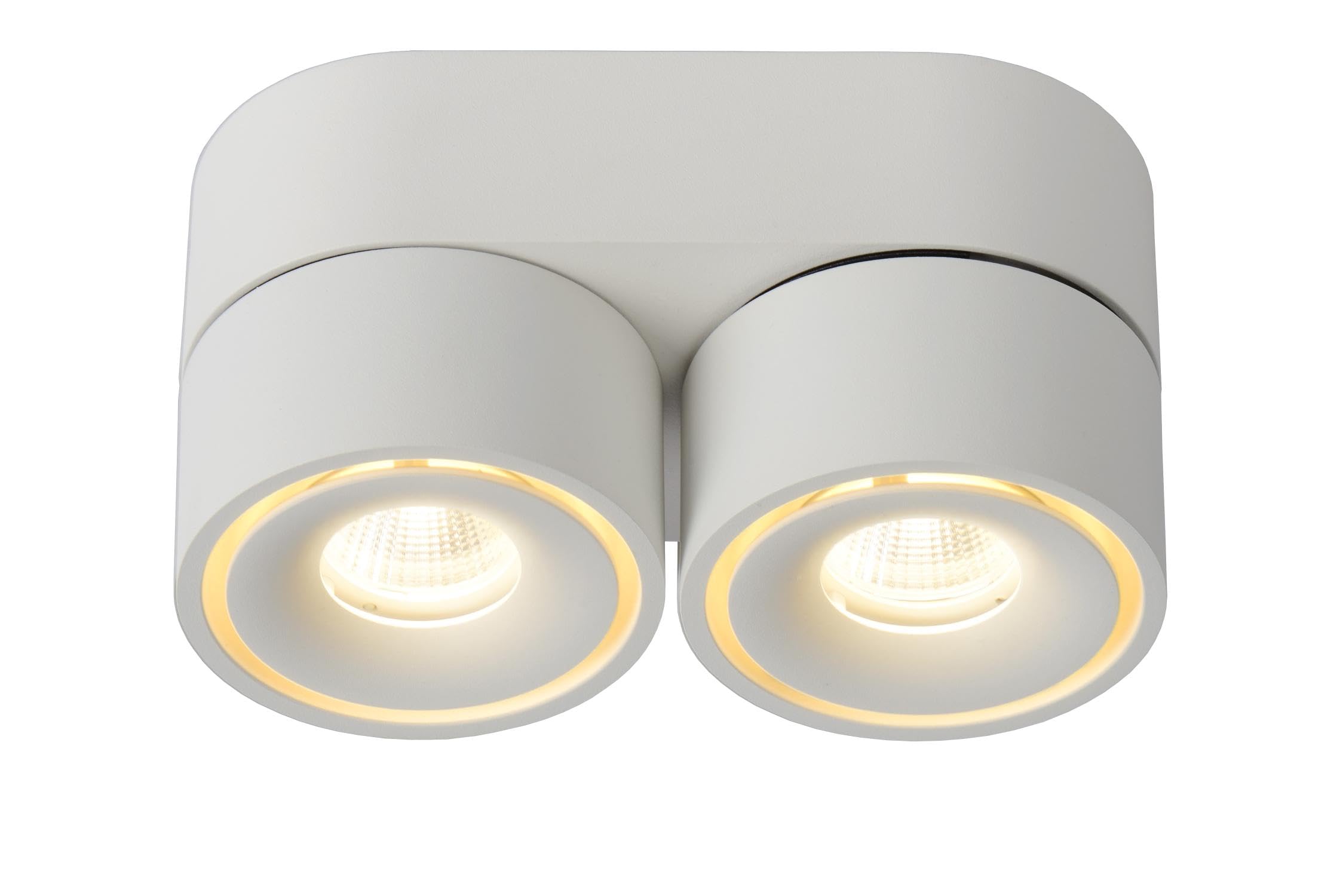LUCIDE YUMIKO - Ceiling Spotlight - Ø 7,8 cm - LED Dim. - 2x10W 2700K - White