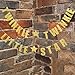Tinksky TWINKLE TWINKLE LITTLE STAR Banner Baby Shower Birthday Party Decoration (Gold)