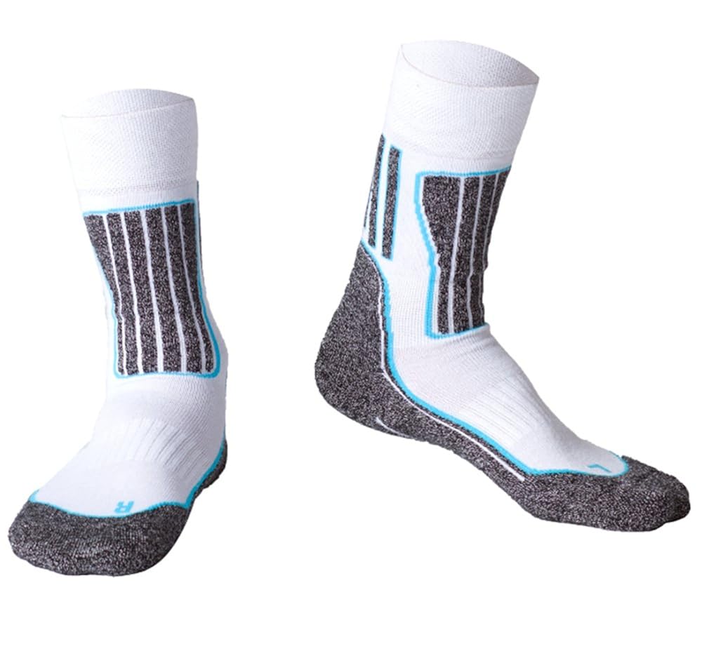 AODO Mens MicroCrew Light Cushion Hiking treking climbing socks