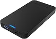 Sabrent 2.5-Inch SATA to USB 3.0 Tool-free External Hard Drive Enclosure [Optimized For SSD, Support UASP SATA III] Black (EC-UASP)