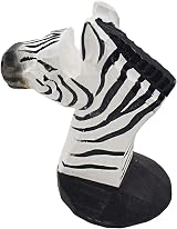 VIPbuy Hand Carved Wood Eyeglasses Holder Stand Zebra Animal Desk Decor view 5