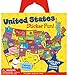 Peaceable Kingdom Press Award Winning Sticker Fun! United States Reusable Sticker Tote