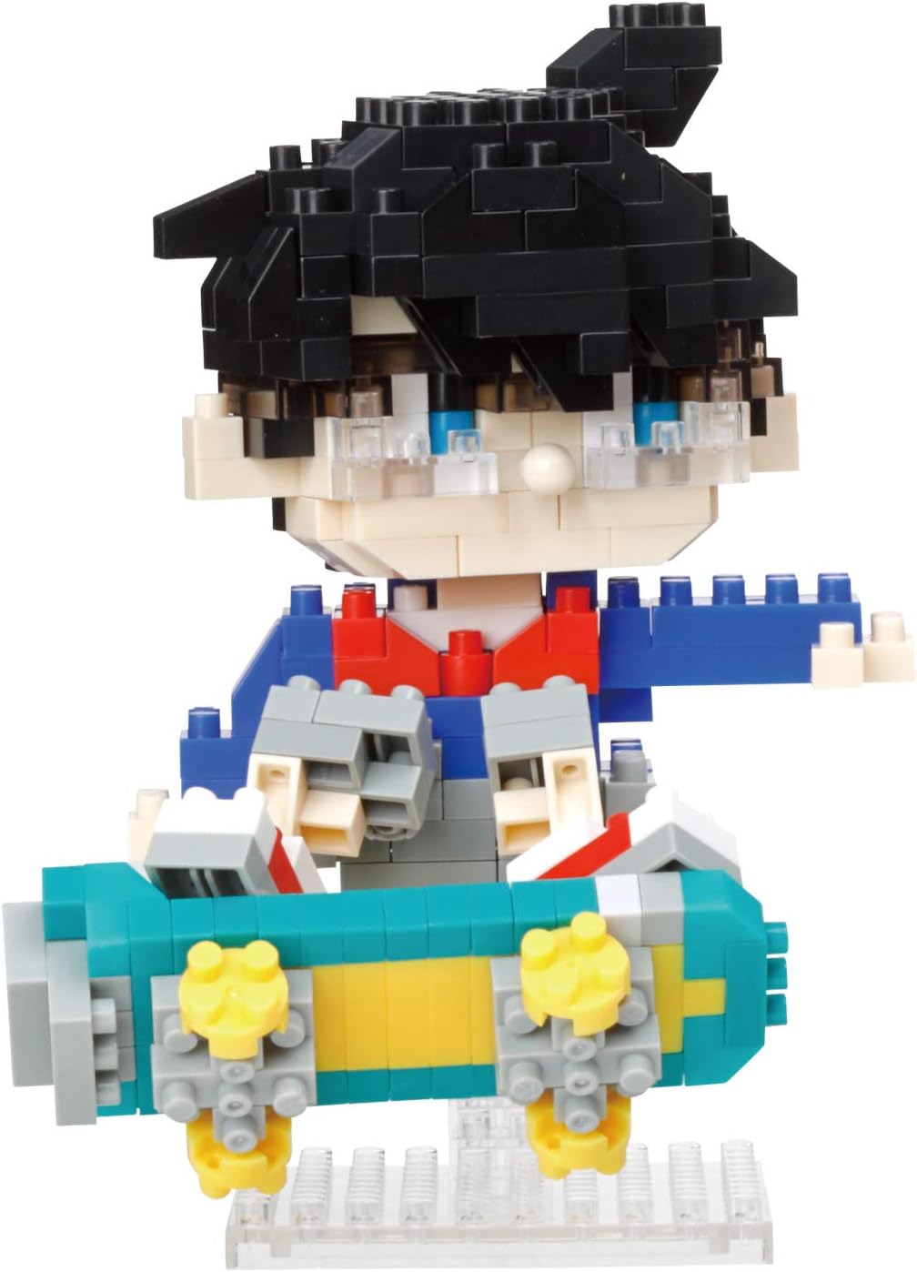 Amazon ナノブロック キャラナノ 江戸川コナン スケボーver Cn 32 おもちゃ おもちゃ