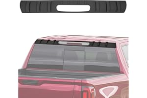 Titibett Truck Roof Spoiler Compatible with 2007-2013 Chevy Silverado GMC Sierra Rear Roof Protector Wing Fits for Silverado Sierra Accessories Roof Mat Third Brake Light