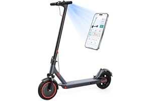 MAXSHOT Electric Scooter for Adults, 8.5"/10" Tires, 19/22Mph, 350W/500W Motor, 21-28 Miles Range, Folding E-Scooter with Dual Suspension,APP(V1/SPRO/MAX/PRO)