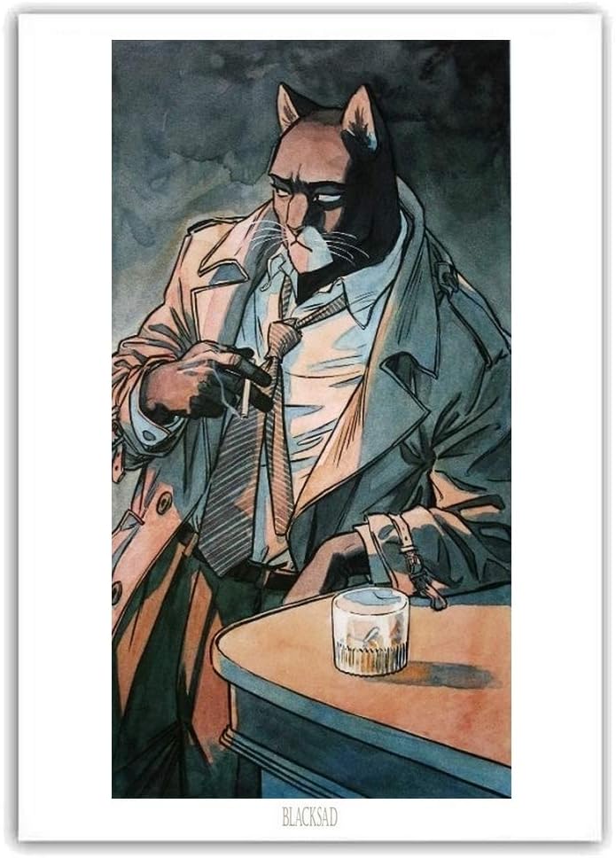 Джон блэксэд. Blacksad арктическая нация. Кот сыщик рисунок. Детектив blacksad. Кот детектив блэксэд.