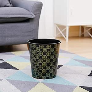 Bote De Basura Hogar Sin Tapa De Plástico Grueso Nueva Impresión En