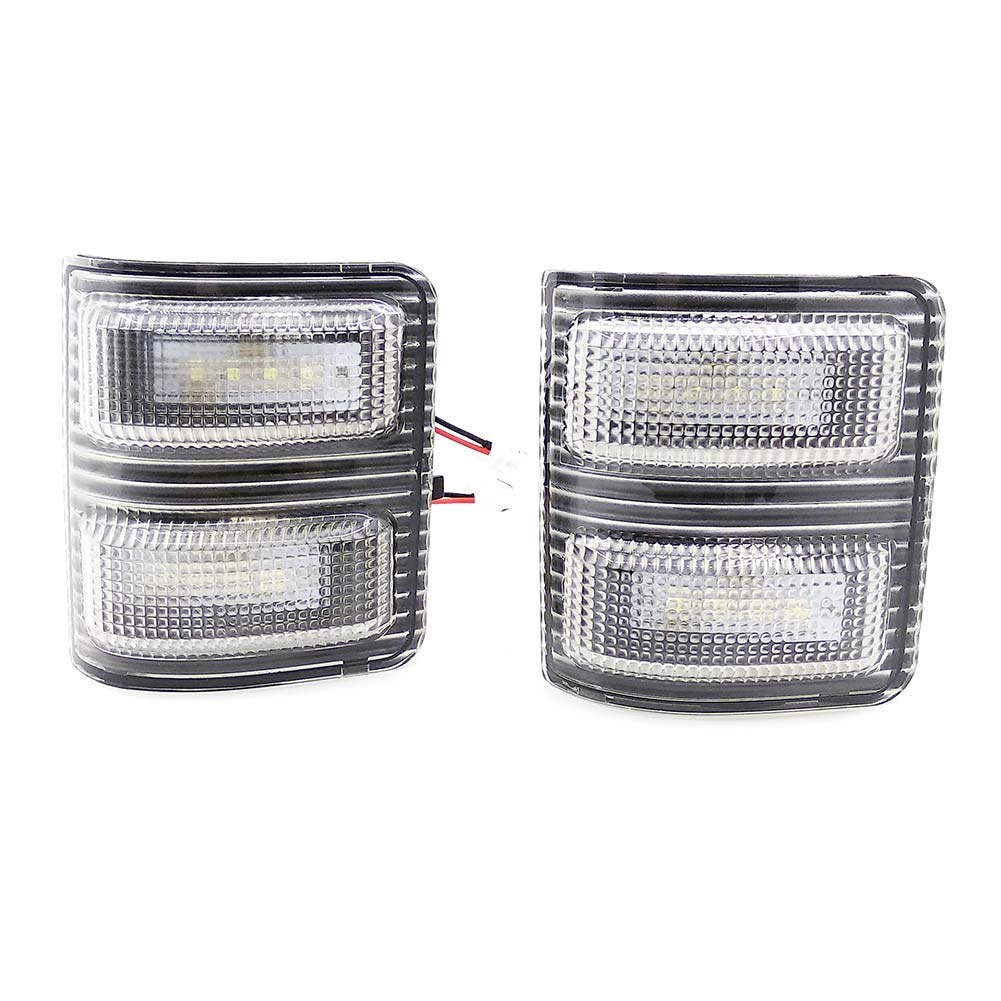 Smoke Lens/Clear Lens Clear LensWhite Light Xinctai 2PCS LED Side