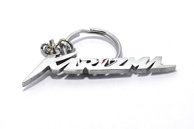 A1citycentral Handcrafted Brass Karizma Bike Logo Keychain With Chrome Finish Amazon In Bags Wallets Luggage