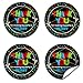 Laser Tag Birthday Party Sticker Labels, 40 2