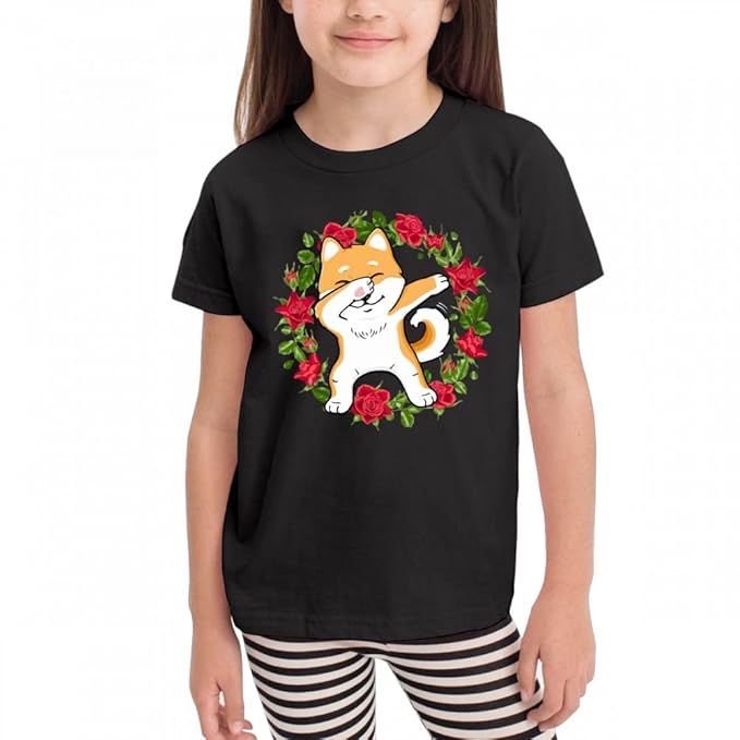 Amazoncom Martina Houston Shiba Inu Dabbing Dab Dog Flower
