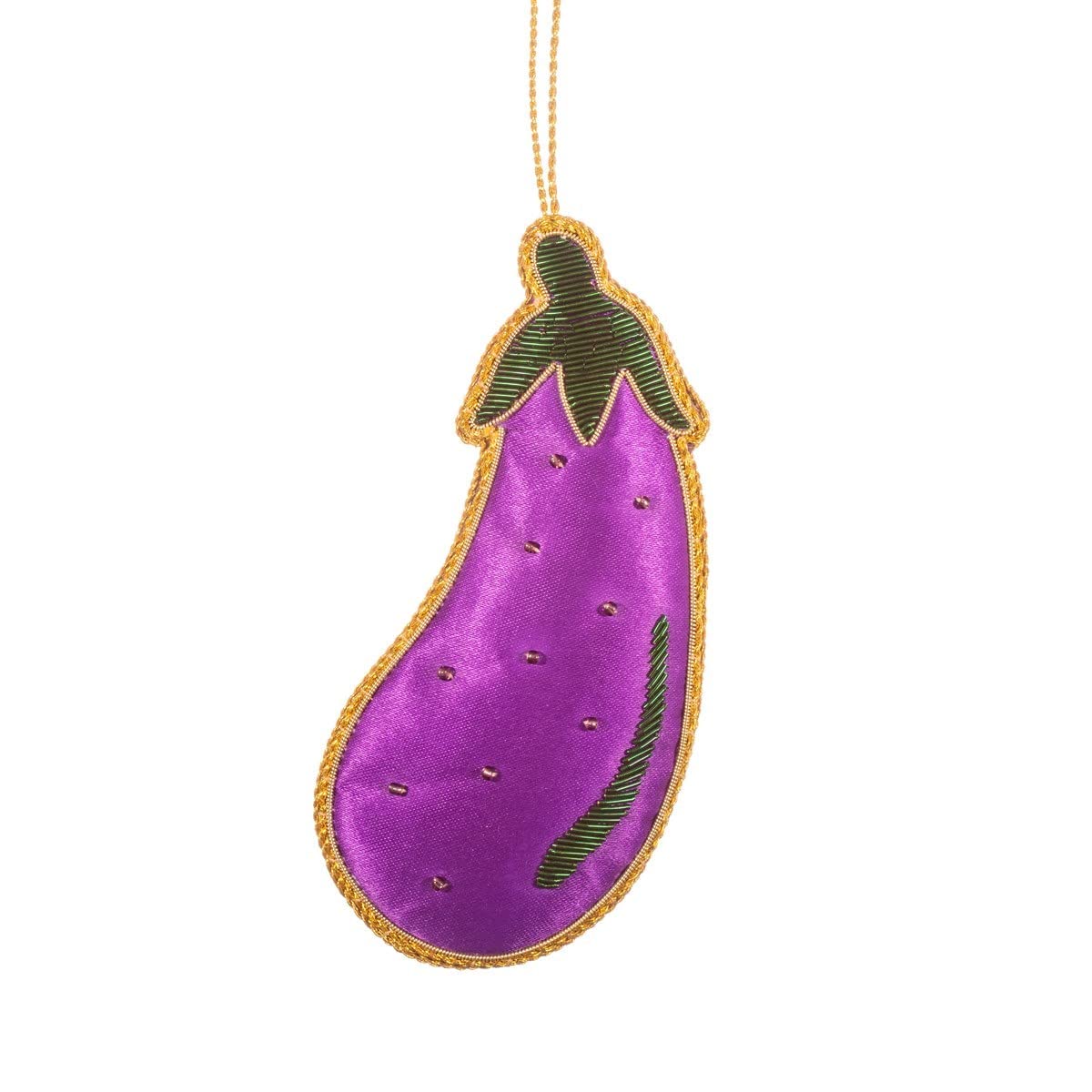 Sass & Belle Aubergine Zari Decoration