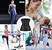 SHAPERX Women's Latex Waist Trainer Corset Waist Cincher Body Shaper Slimmer Tummy Control Shapewear, SZ1988-3-Black-XL