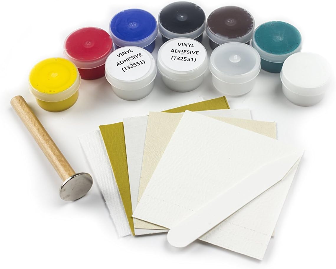 LEATHER Repair Kit for Car Interior Seats etc. Fix Tear, Scratch, Scuffs & Holes