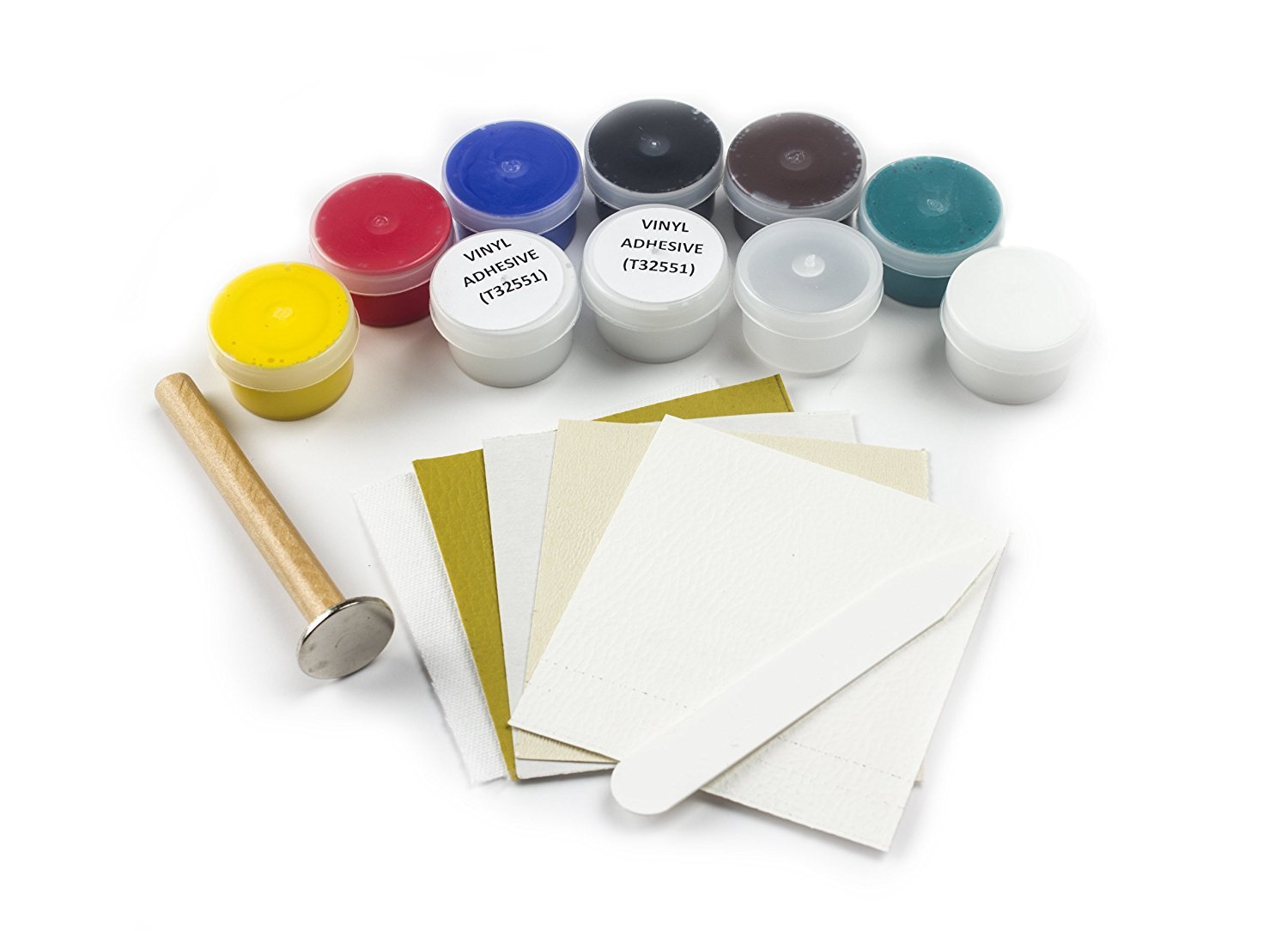 LEATHER Repair Kit for Car Interior Seats etc. Fix Tear, Scratch, Scuffs & Holes