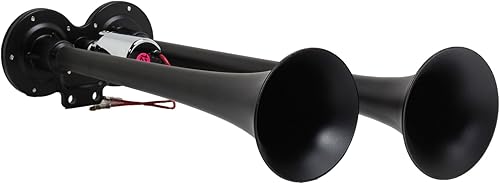 Bocina de aire dual negra Kgeinn 102-1