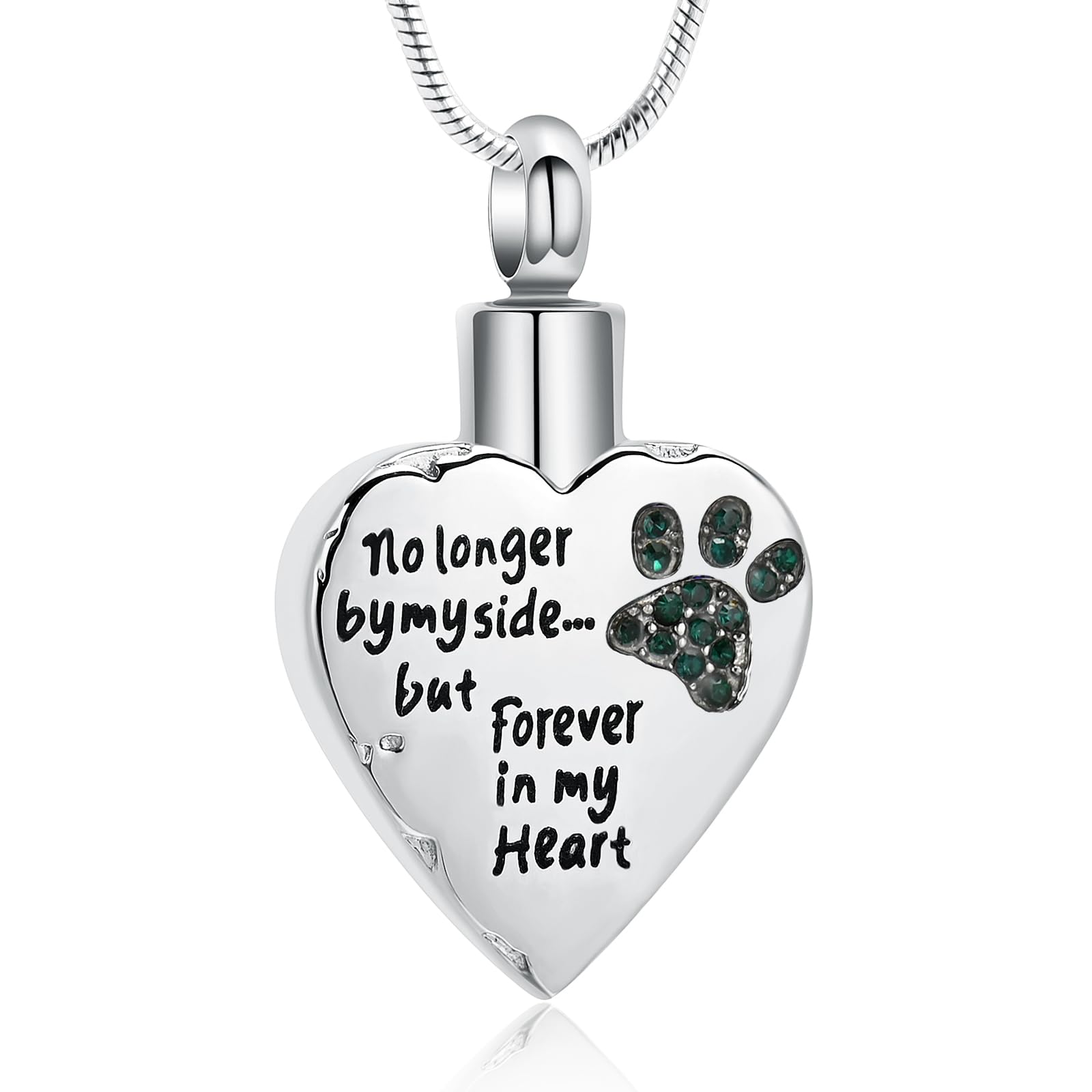 memorial jewelry Your Wings were Ready,But My Heart was Not Stainless Steel Carved Locket Cremation Urn Necklace for Pet Dog Cats
