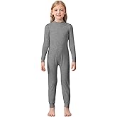 EEOST Adaptive Clothing for Special Needs Kids - Anti-Strip Zip Back Jumpsuit for Autism, Long Sleeve & Leg
