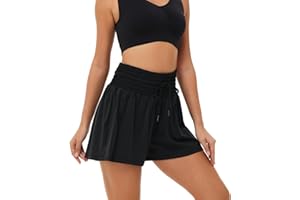 Blaosn Flowy Athletic Shorts for Women Gym Yoga Workout Running Tennis Skirt Comfy Skort Lounge Cute Clothes Casual Summer