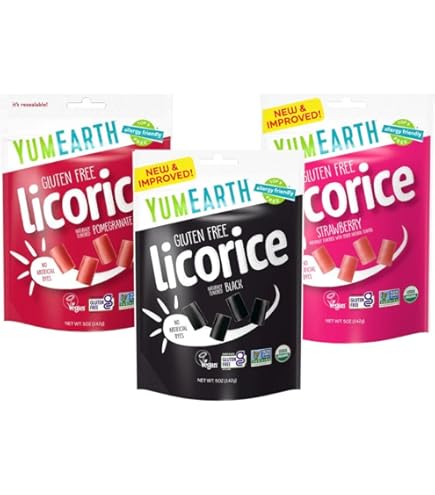 Amazon.com: YumEarth Organic Gluten Free Licorice Snack Packs