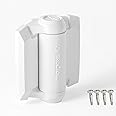 D&D Technologies TCA1S3WTS TruClose Regular Duty Self Closing Gate Hinge, for Metal Gates up to 66 Pounds, No Alignment Legs, White, 2 Count