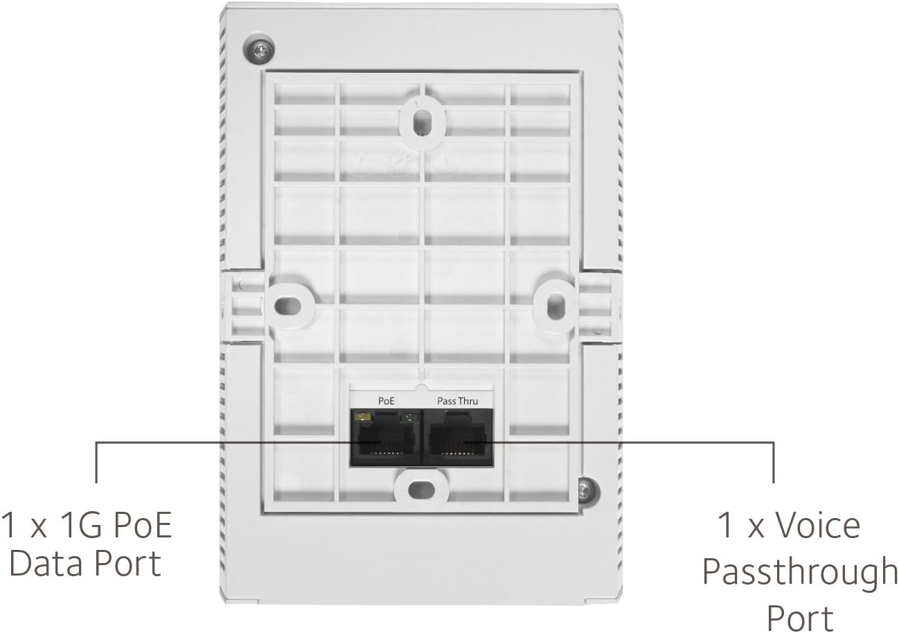 NETGEAR WN370-10000 ProSAFE S Wall Mount Access Point (Wifi Booster), White - Image 4