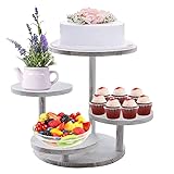 Wood Tiered Serving Trays, Wooden Display Stand